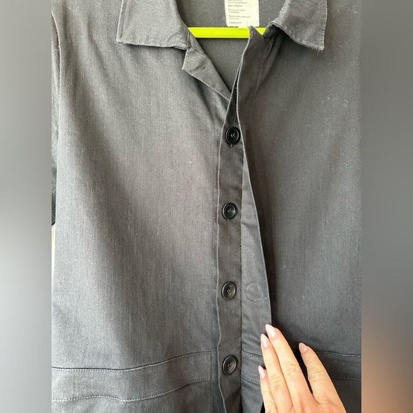 FOR DAYS BLACK TWILL SS JUMPER (SIZE L) - Picture 3 of 7